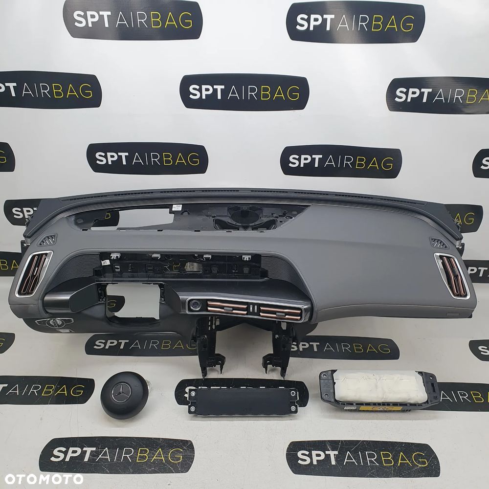 EQC KOKPIT DESKA KONSOLA PULPIT PODUSZKA AIRBAG AIR BAG PASY KIT SET - 1