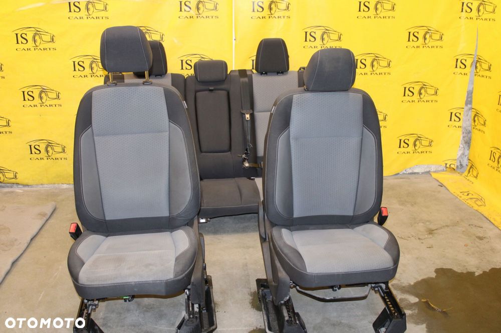KOMPLET FOTELE PRZÓD TYŁ MATERIAŁOWE GRZANE FORD ESCAPE MK3 III LIFT - 2