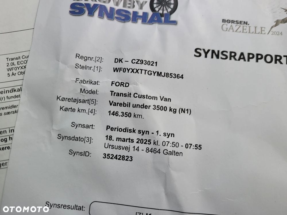 Ford Custom LEDY KAMERA KLIMA WEBASTO FV23% - 40