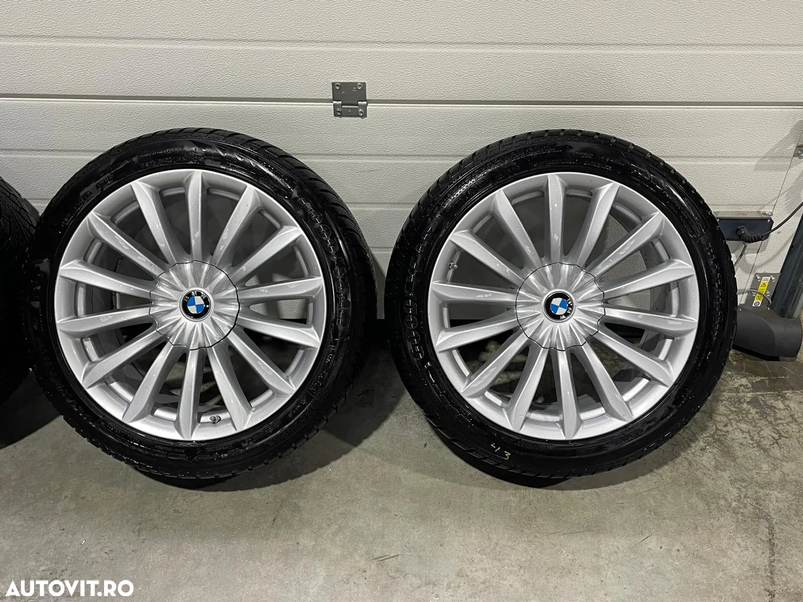 Jante Bmw seria 7 G12 originale cu anvelope iarna 19 inch - 2