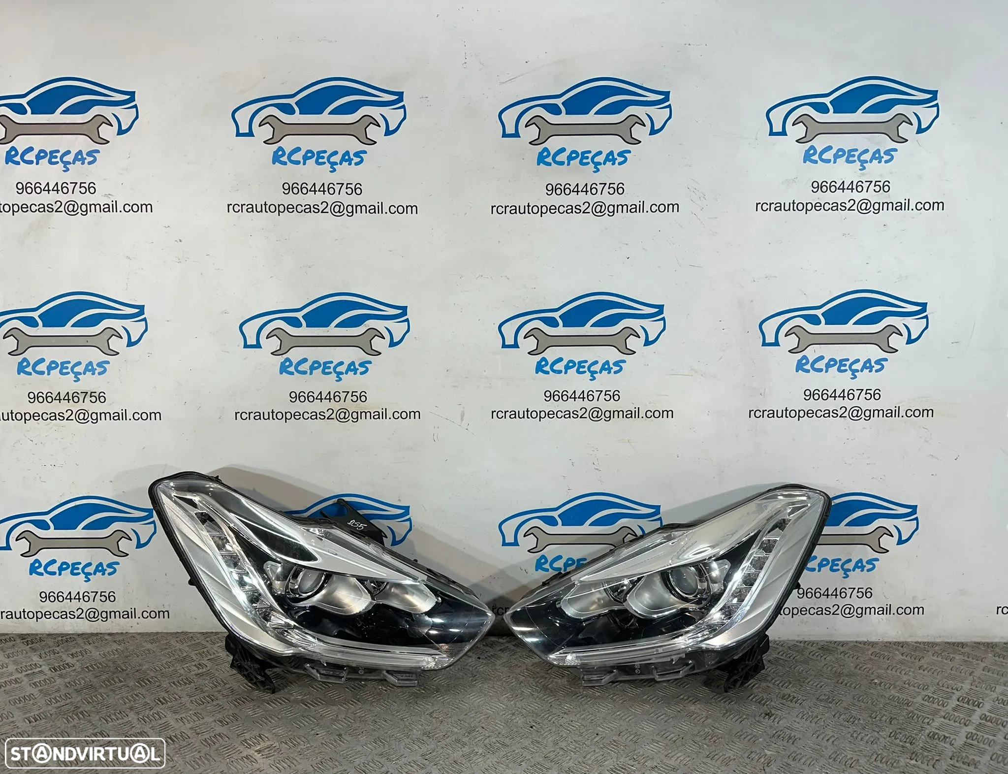 .Conjunto Farois Otica Frente Frontal Xenon Originais PSA Citroen DS DS5 2011 - 2018 - 2