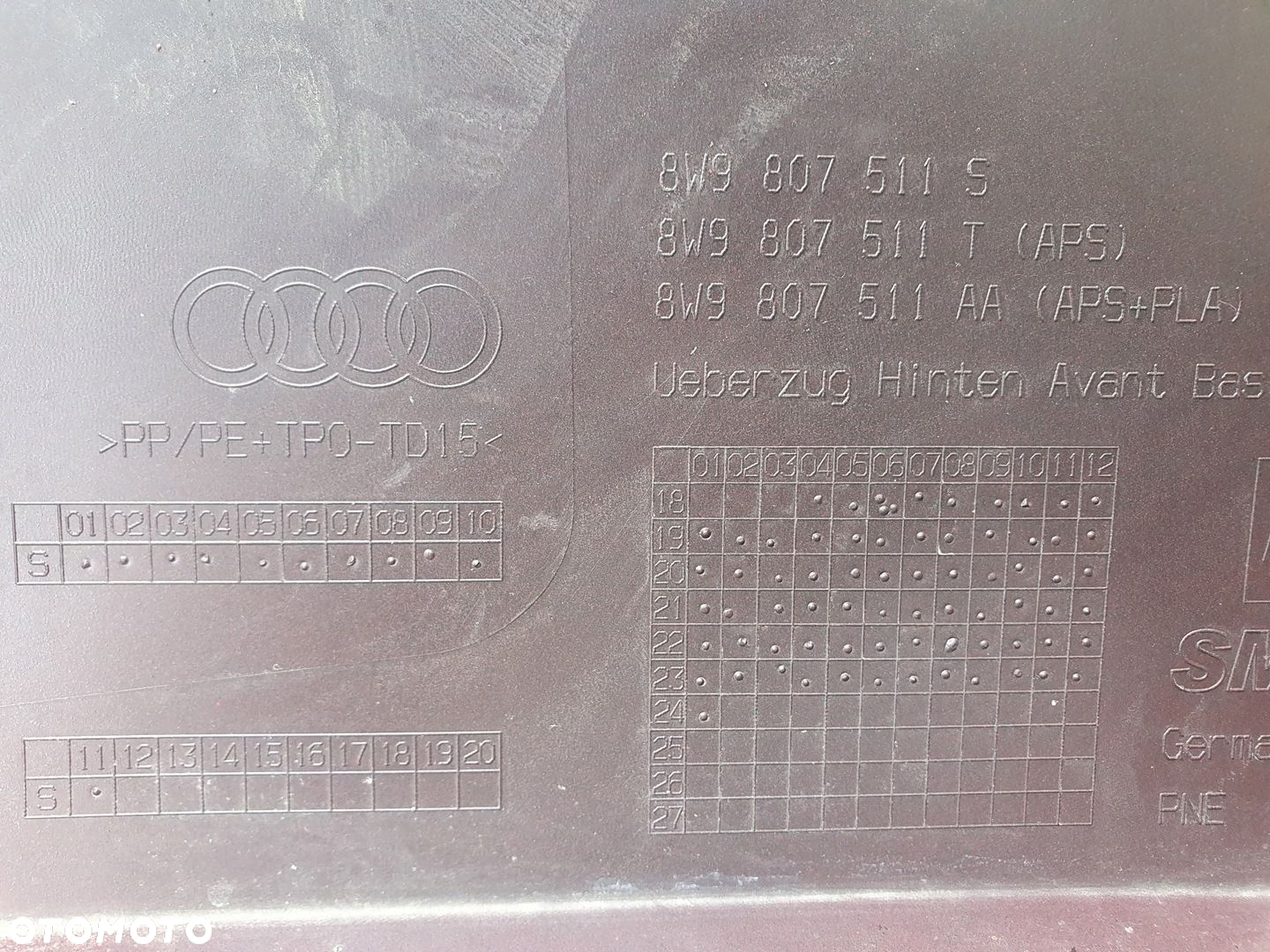 Zderzak tył tylny Audi A4 B9 8W Lift kombi rok 19- - 9