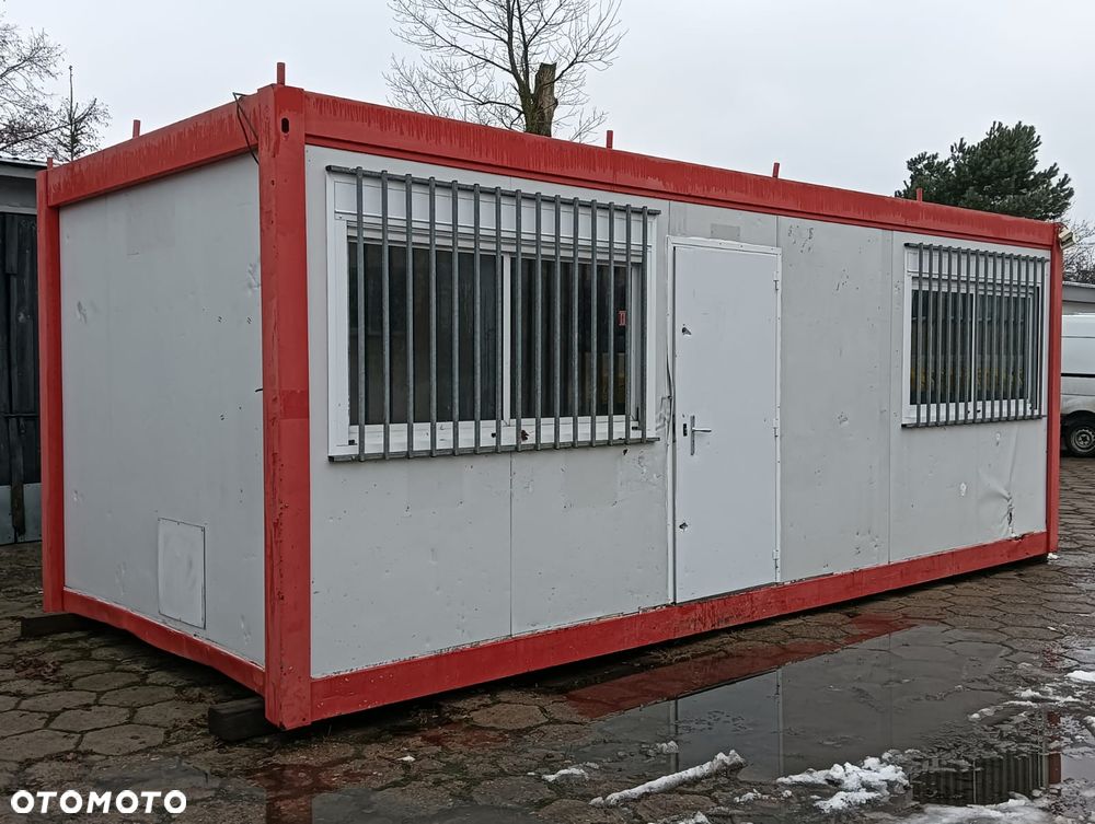 KONTENER BIUROWY MIESZKALNY HANDLOWY MAGAZYN PAWILON SOCJALNY 7.25x3m - 1