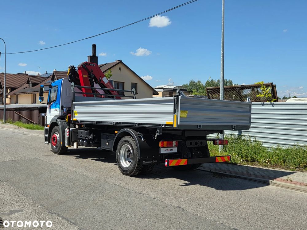 Mercedes-Benz AXOR 1824 // HDS HMF 1420-K3 3 WYSUWY + PILOT // NOWY KIPER // ŻURAW DŹWIG CRANE KRAN - 25