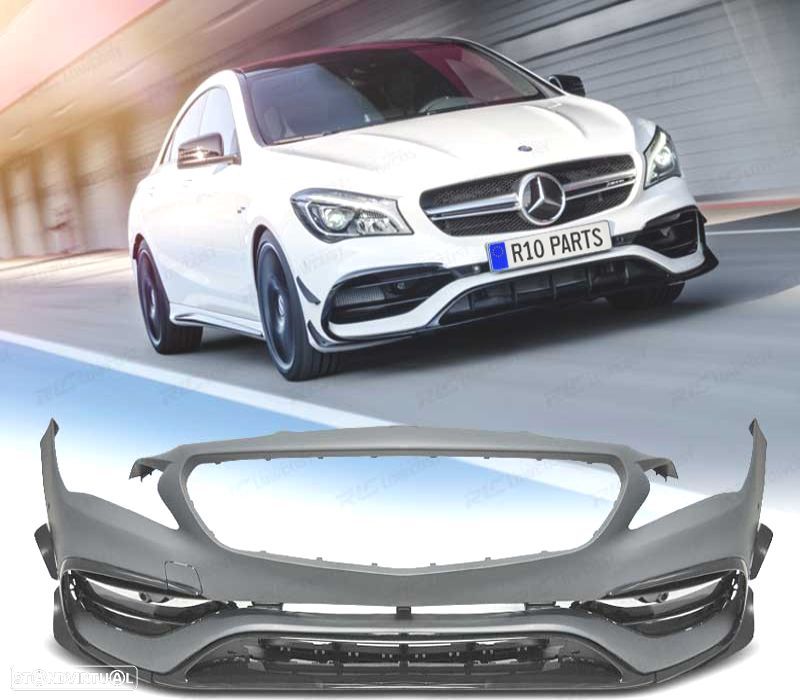 PARACHOQUES FRONTAL MERCEDES CLA C117 17-19 LOOK AMG PDC - 1