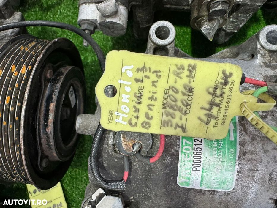 compresor clima ac honda 1.2 / 1.3 / 1.4 / 1.6 / 1.8 / 2.0 / 2.2 / 2.3, 38800-rsr-e010-m2,oe - 7