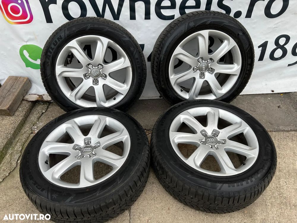 Jante Orginale AUDI R18 cu anvelope iarna jante audi cu anvelope iarna 235-55-18 impecabile