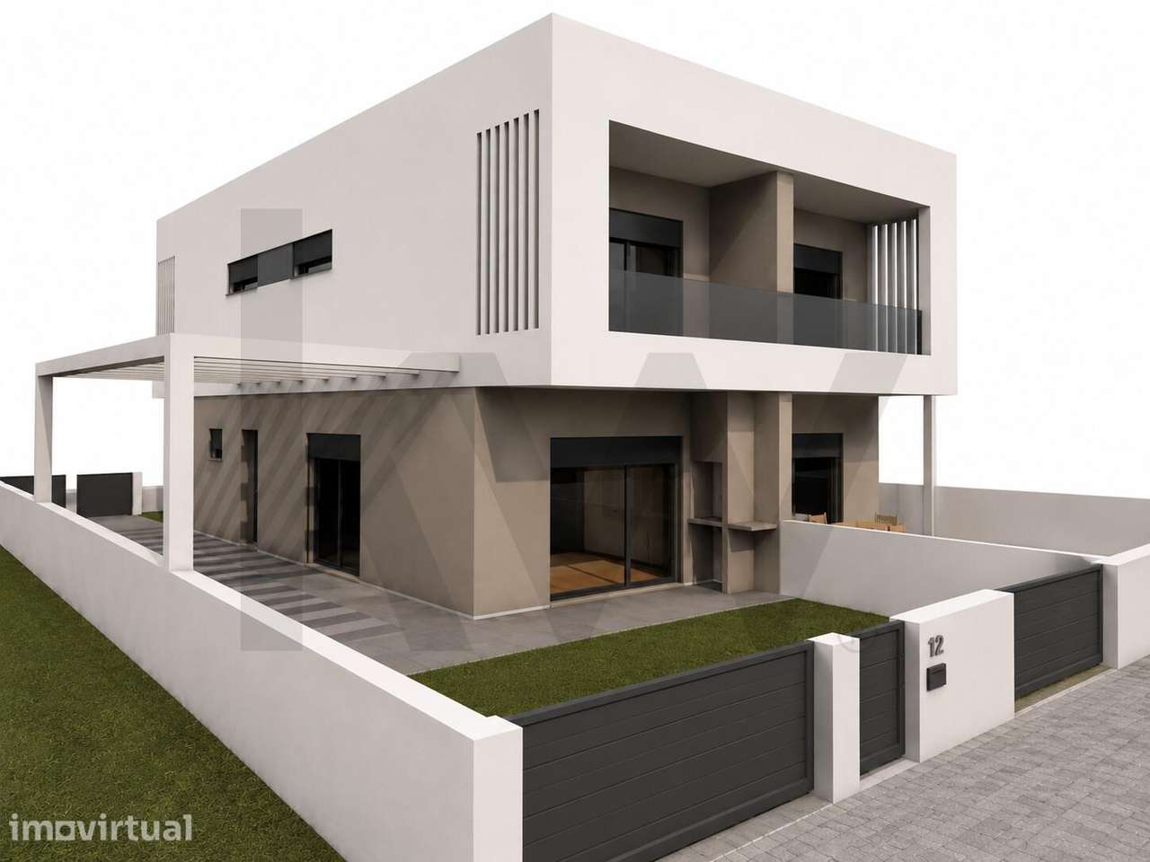 Moradia Geminada T3 Nova com Piscina | CE A+ | Quinta das Laranjeiras, - Grande imagem: 3/30