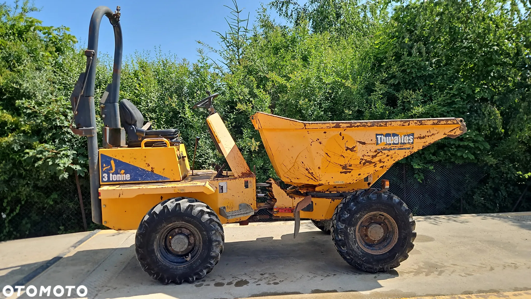Thwaites Wozidło budowlane obrotowe Thwaites 3t tony 4x4 Terex Benford 2t 4t - 8