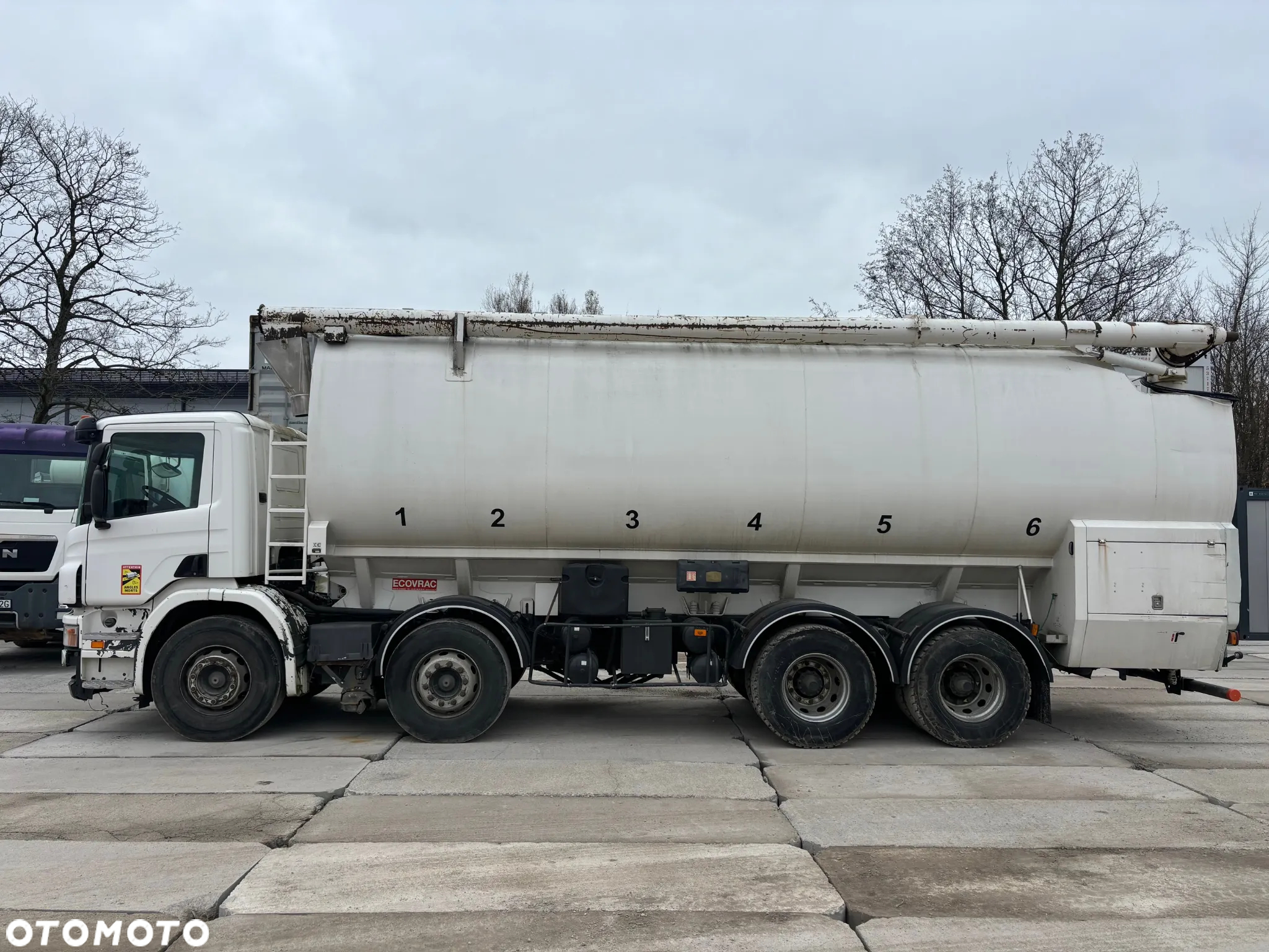 Scania 8x4 Paszowóz 6 Komorowy ECOVRAC /Cysterna Spożywcza - 13