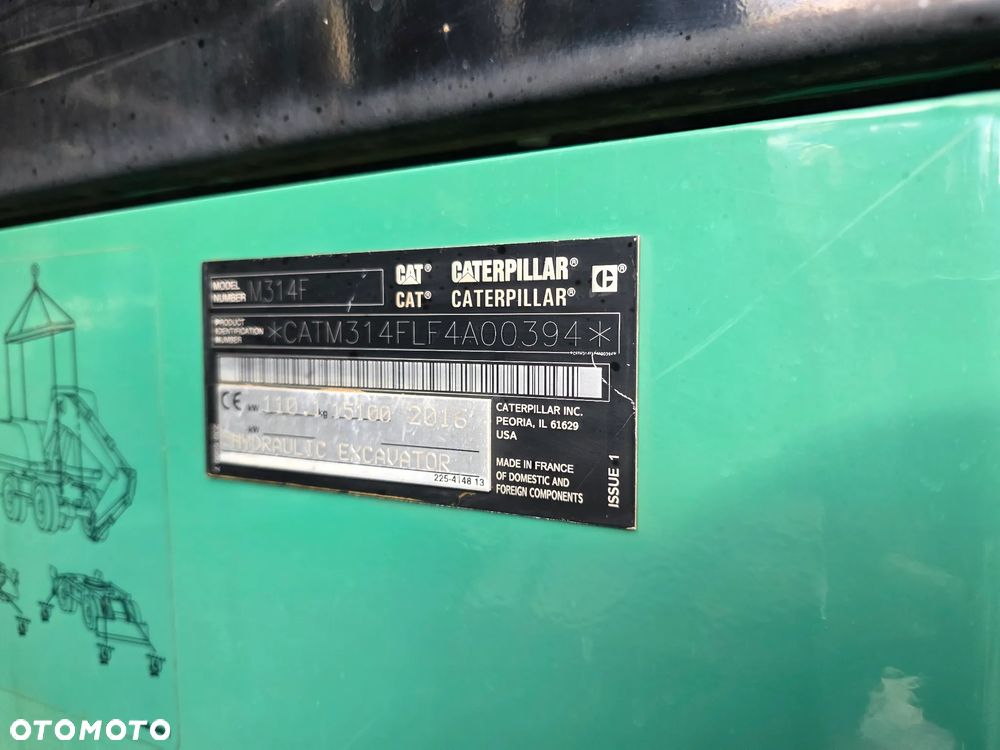 Caterpillar M314F / M 314 / M315 / M316 / M317 jak VOLVO EW - 11
