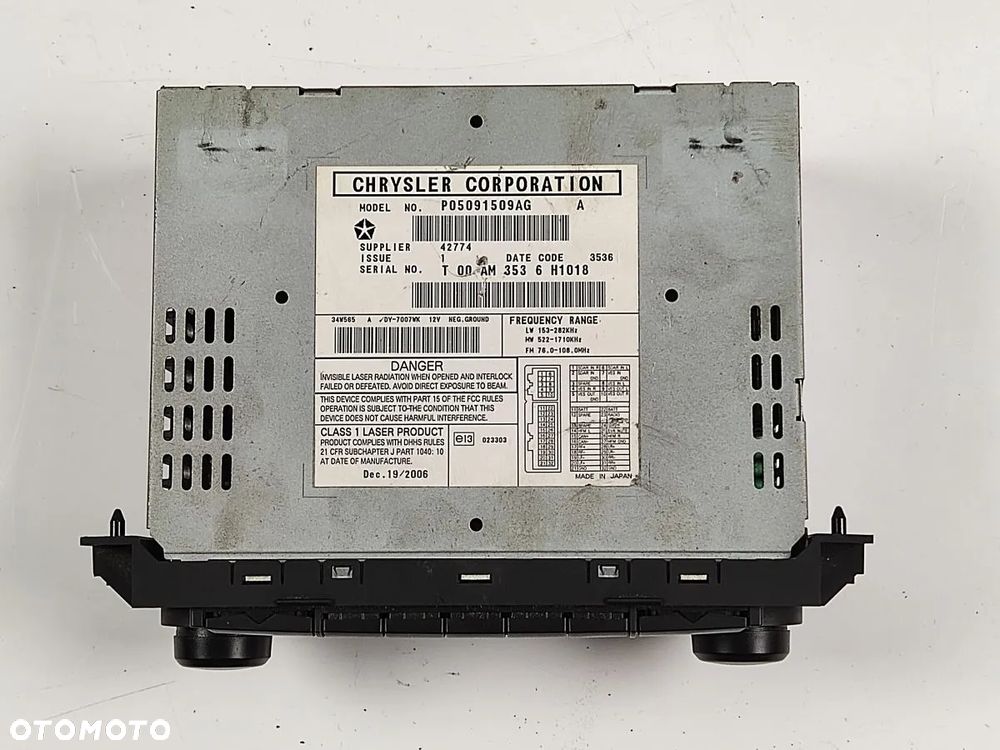 JEEP COMPASS 07-10r Radio Fabryczne CD - 2