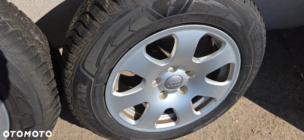 Felgi aluminiowe koła opony zima Audi A4 B6 5X112 15 - 5