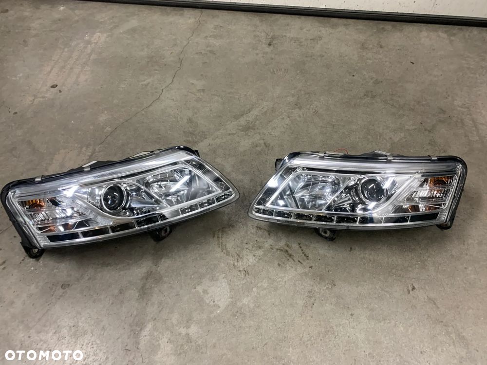 lampy przód przednie sonar sk3400 soczewka h7 Audi A6 C6 2.4 - 1