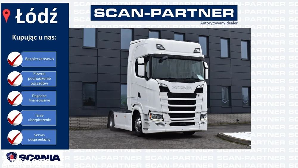 Scania S450 !! 4 x poduszka tył ! Full LED !! PTO !!