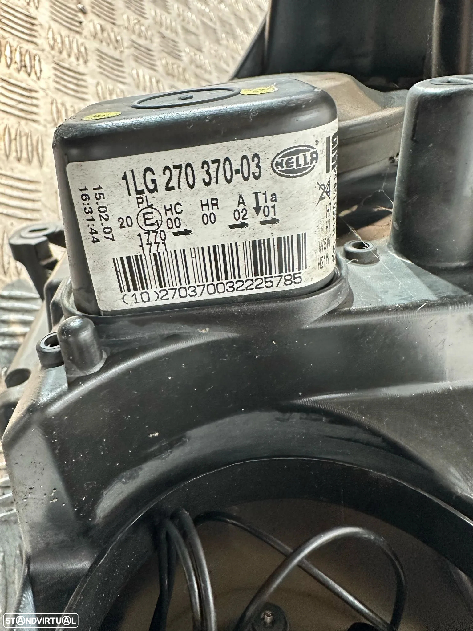 .Conjunto Oticas Farois Frontal Frente Esquerda Direita Halogenio Original GM Opel Astra H 1LG270370-04 1LG270370-03 - 15