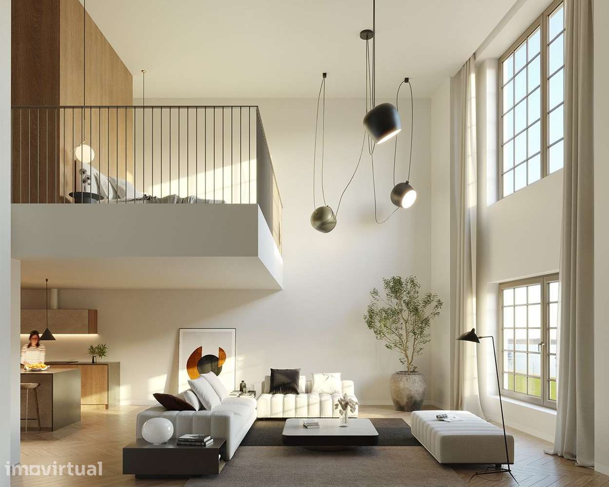 Apartamento T0 na Margem do Rio - Grande imagem: 3/21
