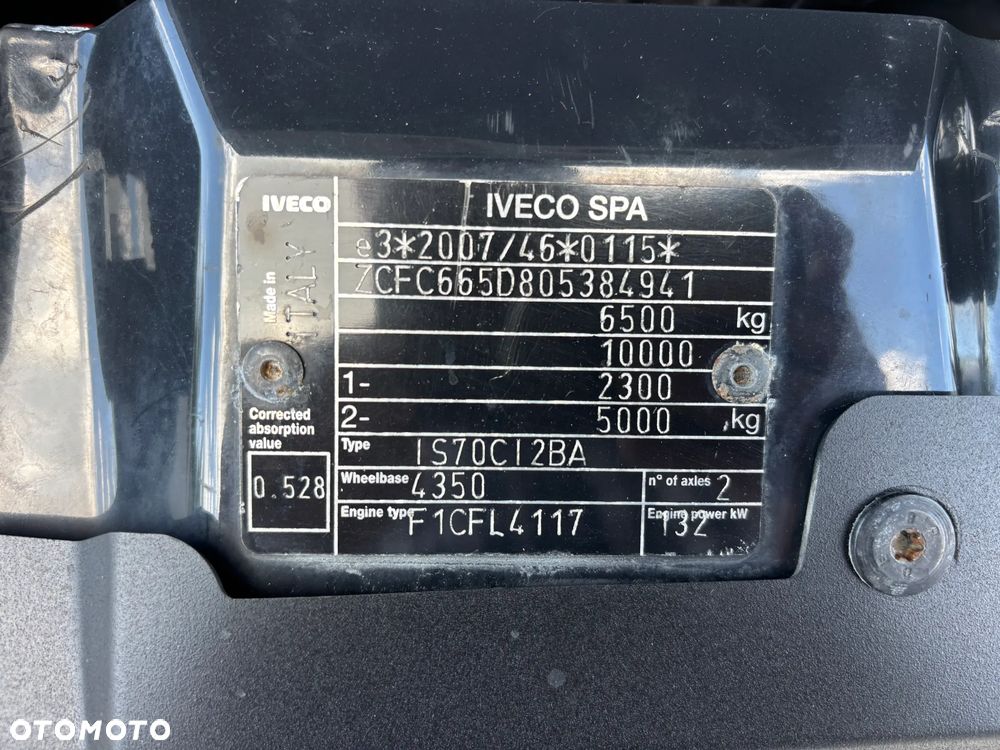 Iveco 65C115,72C17,70C17,65C17,72C15,70C15 CHLODNIA MROZNIA PODWOZIEZIE DO ZABUDOWY WYWROT - 9