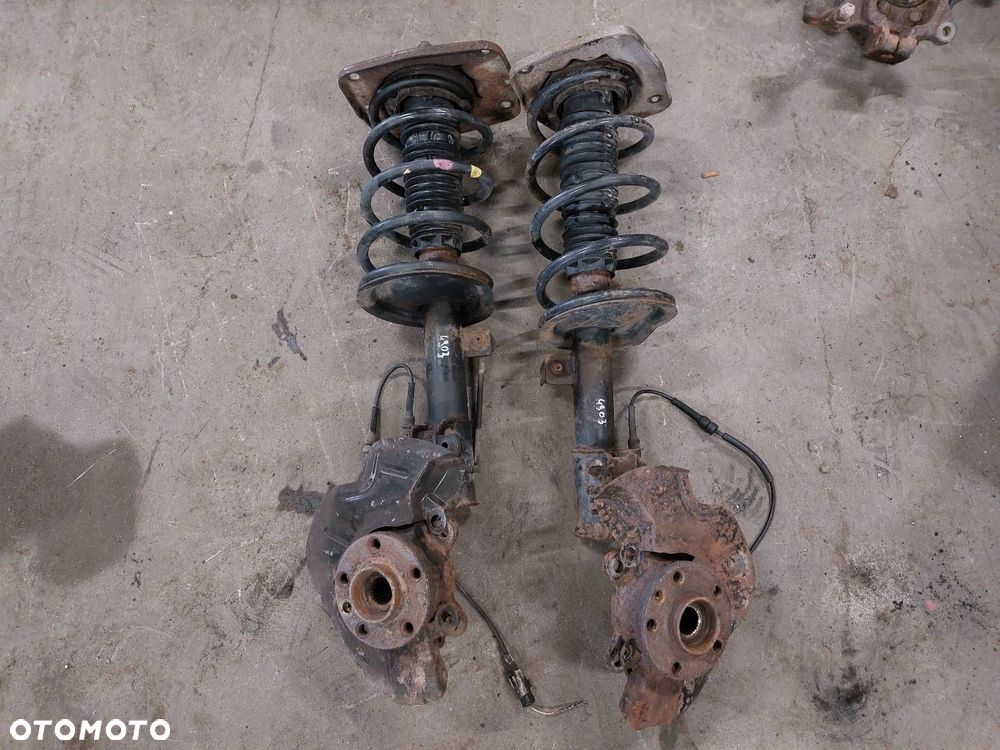 AMORTYZATOR SPRĘŻYNA ZWROTNICA LEWY PRZÓD + PRAWY PRZÓD PEUGEOT 807 I - 1