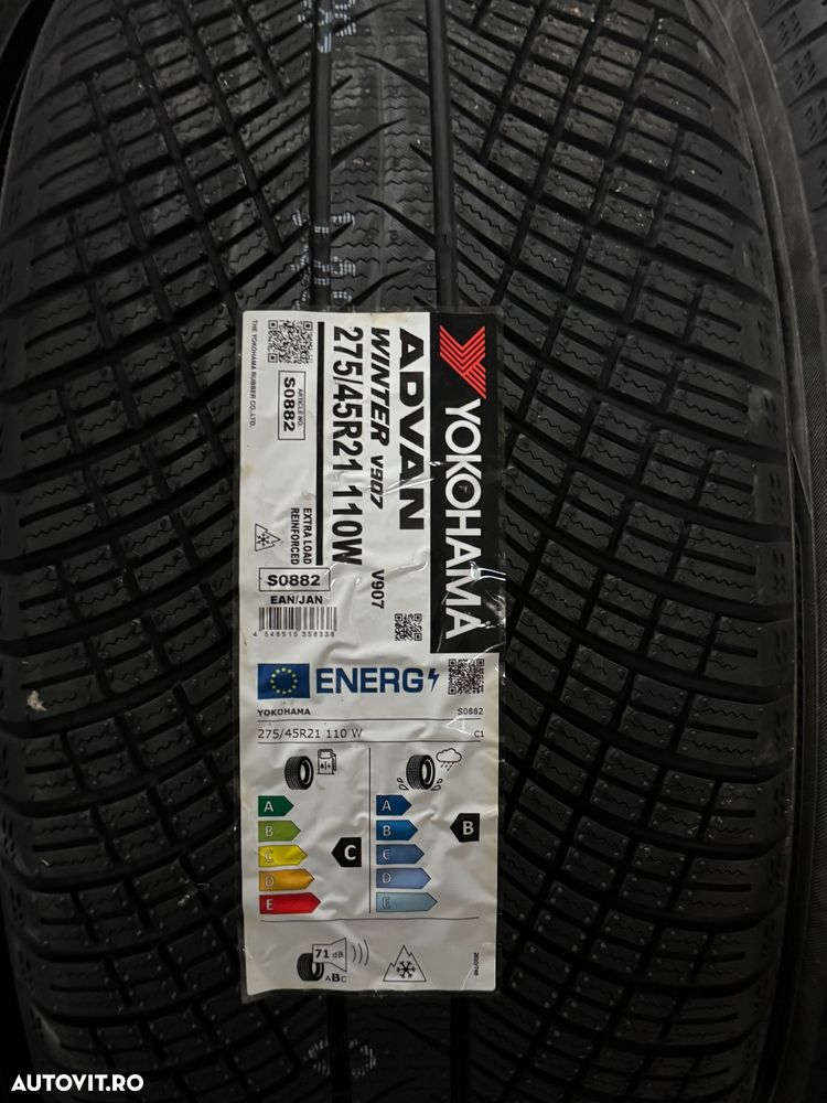 Vând 4 anvelope 275/45/21 Yokohama de iarnă noi - 2