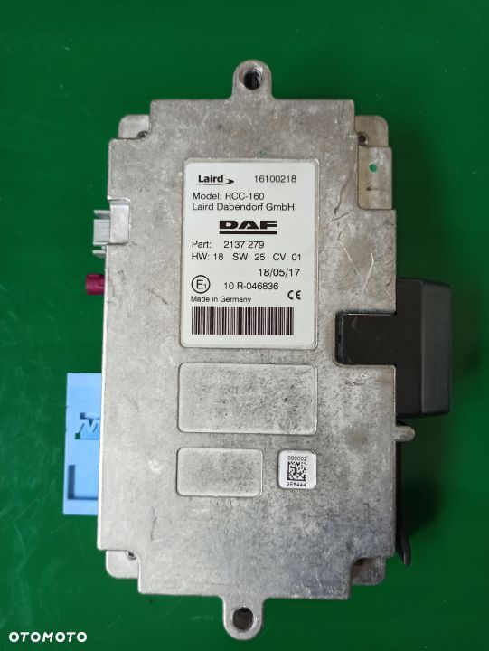 Nowy sterownik moduł telefoniczny DAF 2137279 - 1