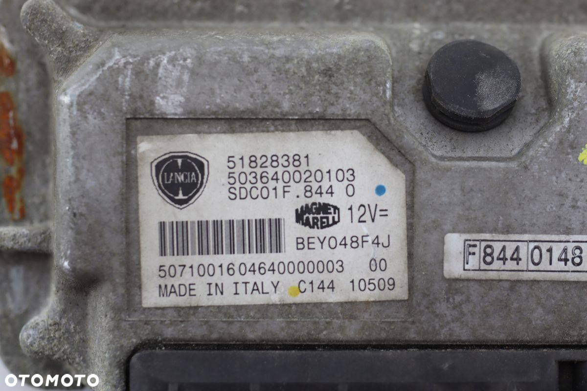 KOMPUTER STEROWNIK SILNIKA LANCIA DELTA III 1.9 JTD 51828381 503640020103 - 3