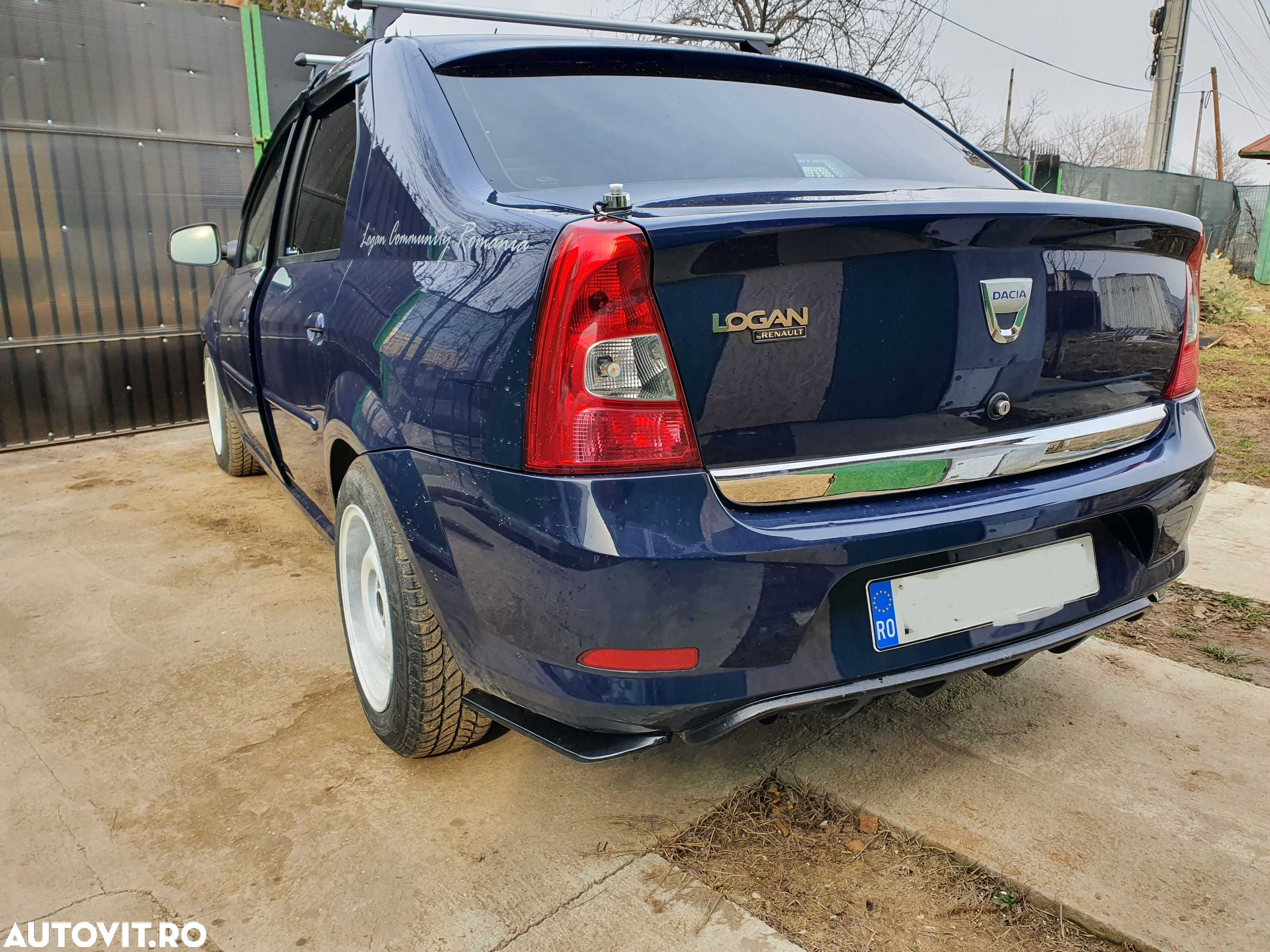 Ornament coltar tuning pentru bara spate adaptabil pe Dacia Logan 1 - 2