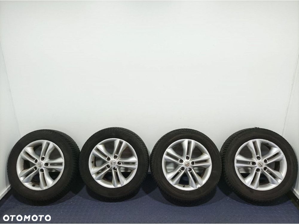 NISSAN KOMPLET FELGI ALUMINIOWE Z OPONAMI 5X114.3 6.5JX17 ET40 215/60 R17 - 1