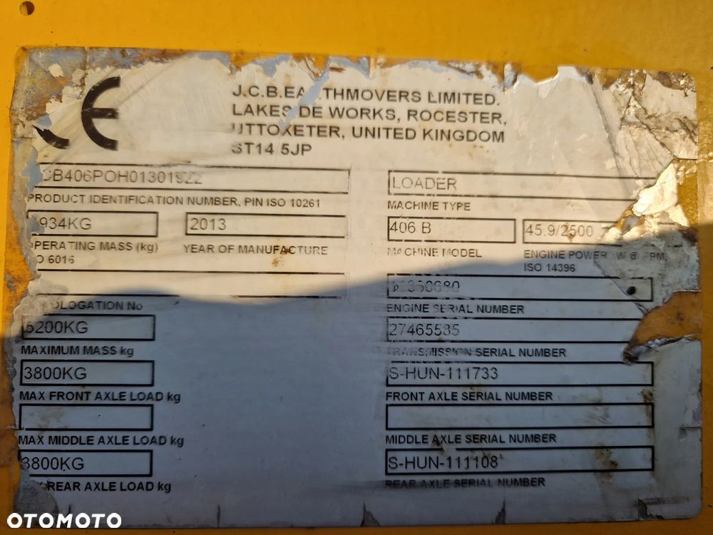 JCB 406 B - 16