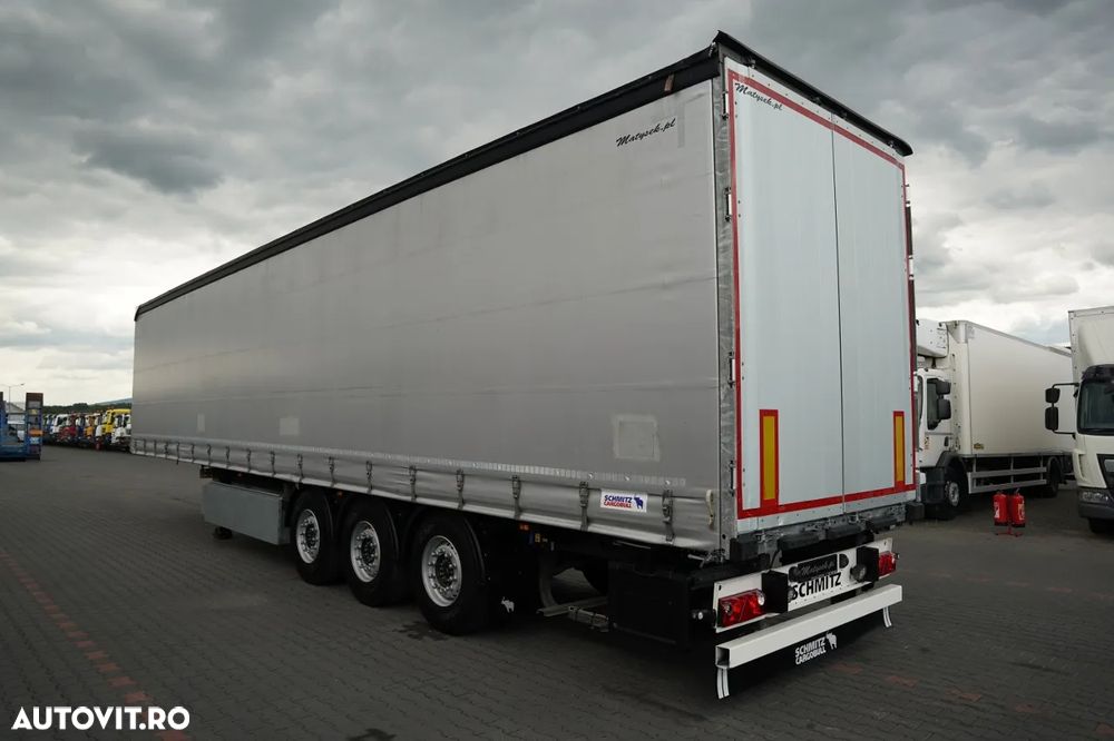 Schmitz Cargobull CORTINĂ / STANDARD / COȘ PENTRU PALEȚI / AXĂ RIDICATĂ / - 5