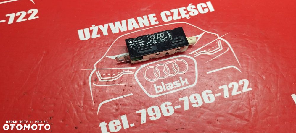 Wzmacniacz Antenowy Audi A6 C6 2.0 TDI Kombi 2009 rok Części Blask Gołdap - 7