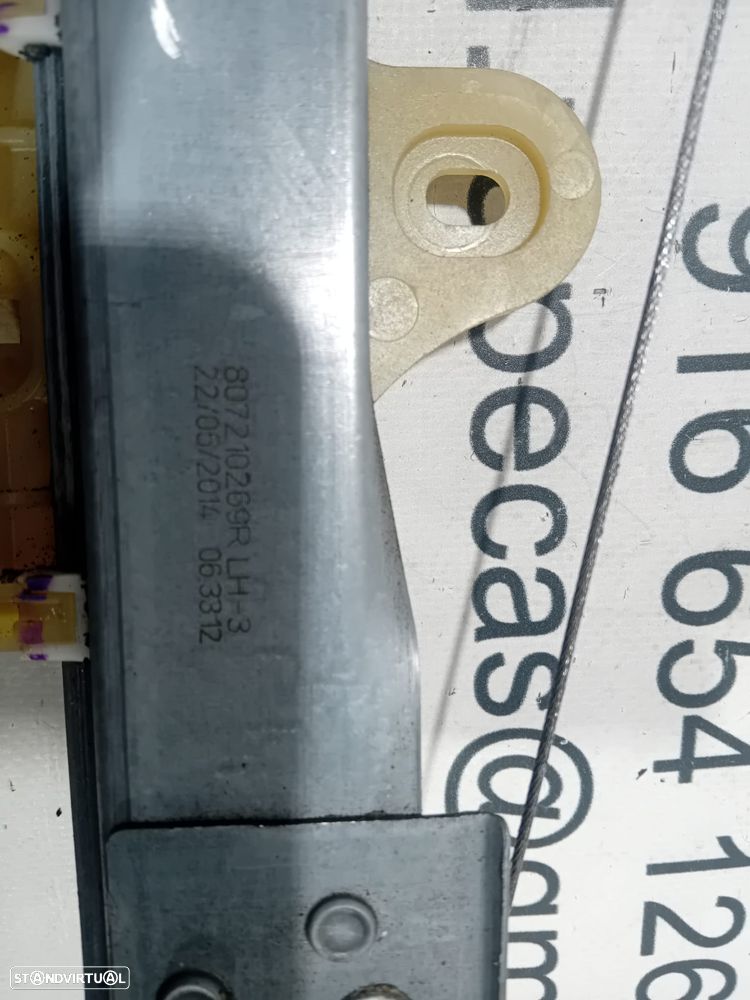 Motor e Elevador Vidro Frente Esquerdo Renault Captur 128001072E 80721069R   Original - 5