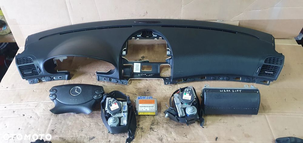 Konsola AIRBAG pasy poduszki sensor Mercedes E-Klasa W211 Lift - 10