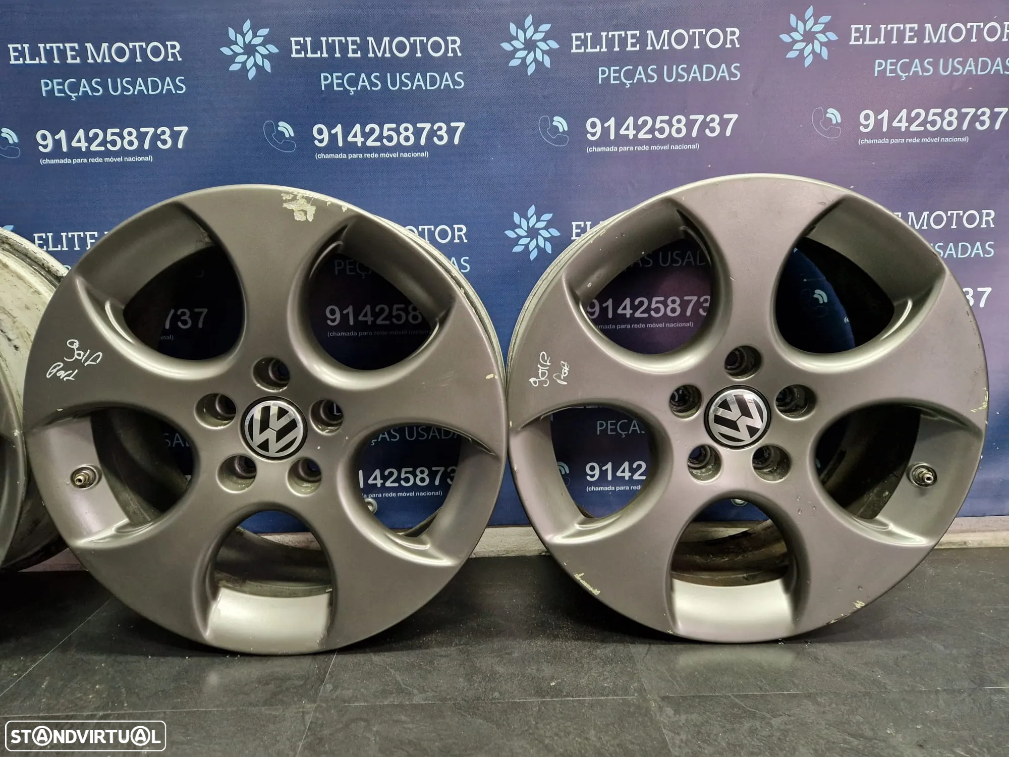 Jantes usadas VW GOLF V 5 GT 17 5X112 ORIGINAIS JETTA TOURAN - 5