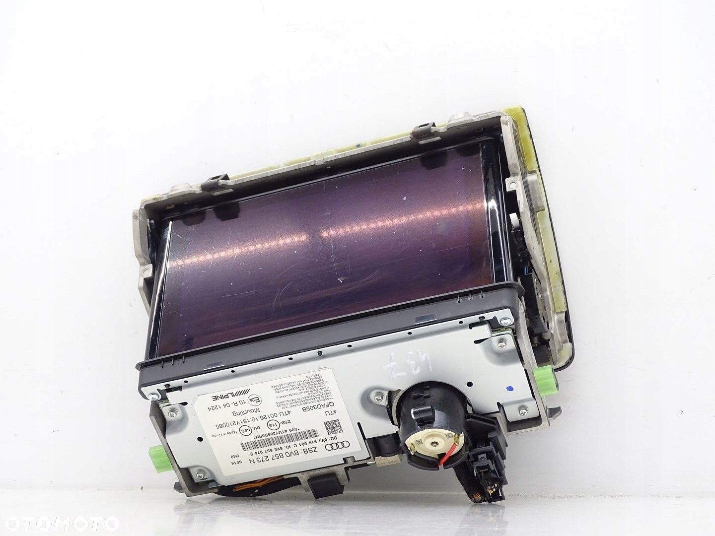 EKRAN WYŚWIETLACZ MONITOR LCD MMI NAVI NAWIGACJI AUDI A3 8V LIFT 8V0857273N - 4