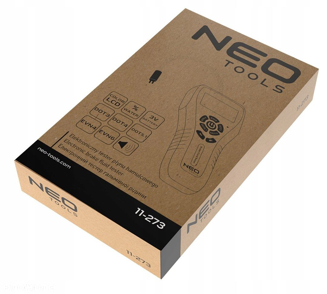 NEO ELEKTRONICZNY TESTER PŁYNU HAMULCOWEGO DOT3 DOT4 DOT5 EVN4 EVN6 11-273 - 4