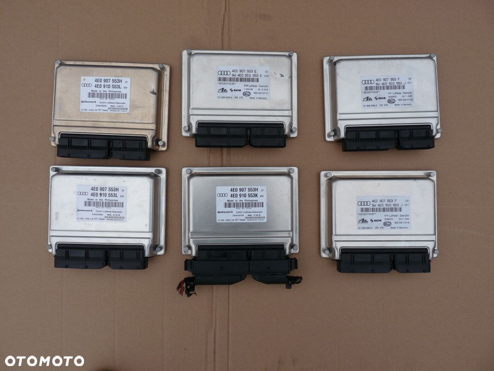 AUDI A8 D3 MODUŁ STEROWNIK ZAWIESZENIA 4E0907553F 4E0907553H 4E0907553E