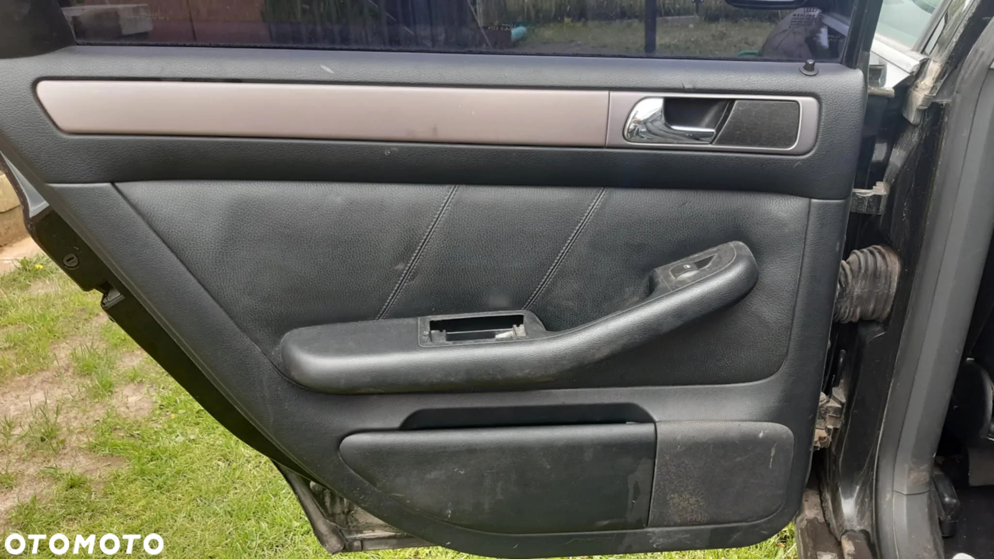 KPL.FOTELE,BOCZKI CZARNA SKÓRA -AUDI A6/ C5 AVANT/ EUROPA - 6