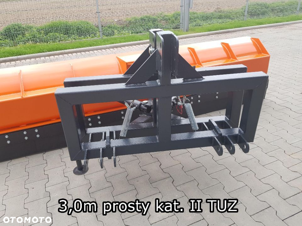 Pług śnieżny do śniegu PROSTY KOMUNALNY euroramka TUZ METAL TECHNIK 1,5m 1,56m 1,85m 2m 2,08m 2,6m 3 - 17