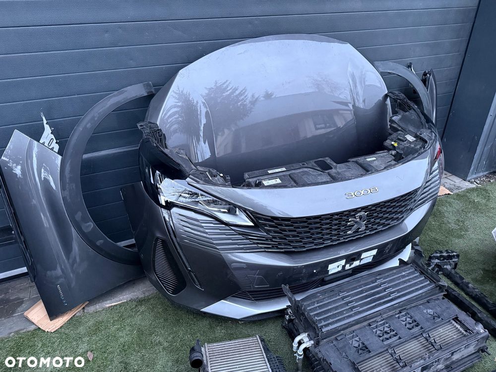 PEUGEOT 3008 5008 II LIFT HYBRYDA MASKA ZDERZAK BŁOTNIKI PAS LAMPY CHŁODNICE - 5