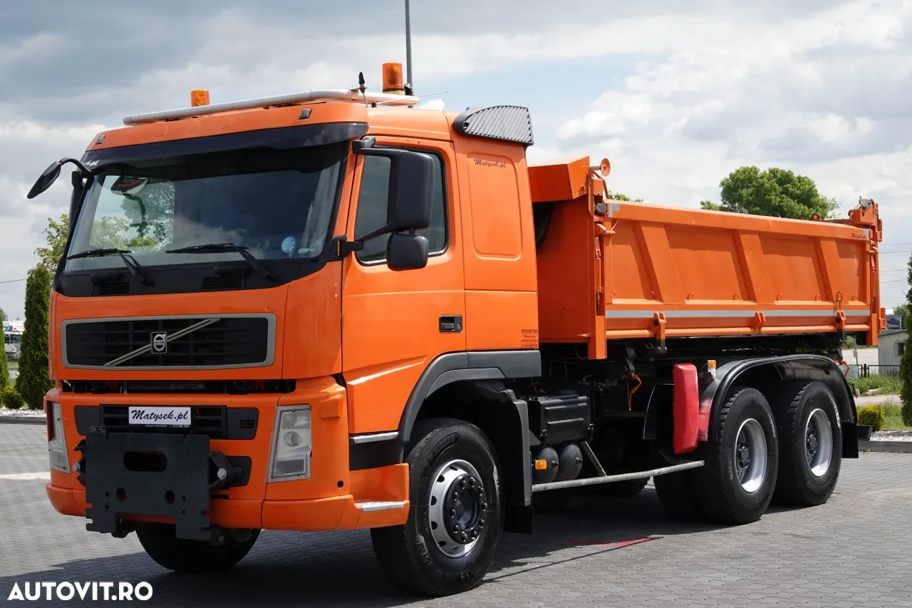 Volvo FM 12.420 / 6x4 / TIPPER / HYDROBLANTA / SPECIAL / CAMION FATA / BORDMATIC / MANUAL / IMPORTAT - 9