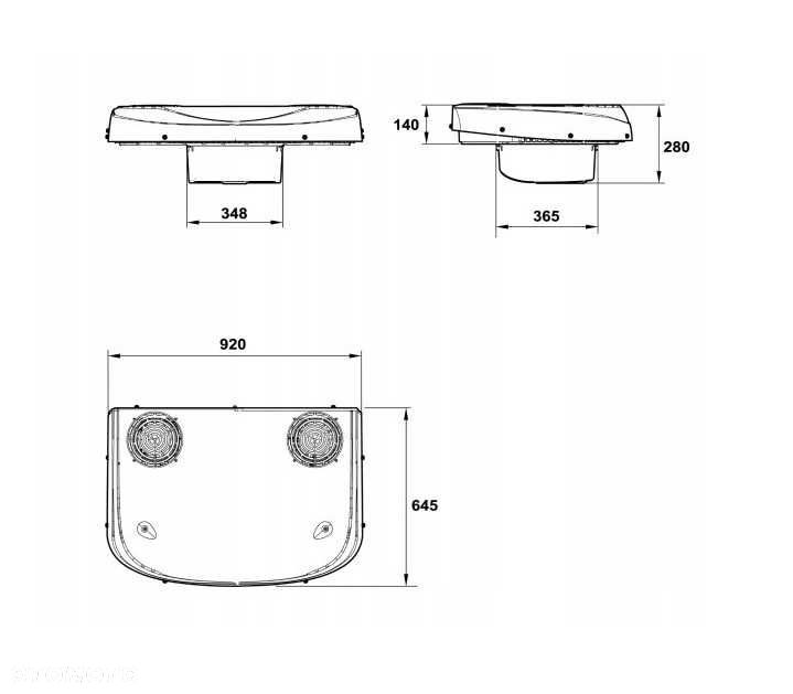 Klimatyzacja Postojowa FRESCO 5000RT 1600W 24V - 3