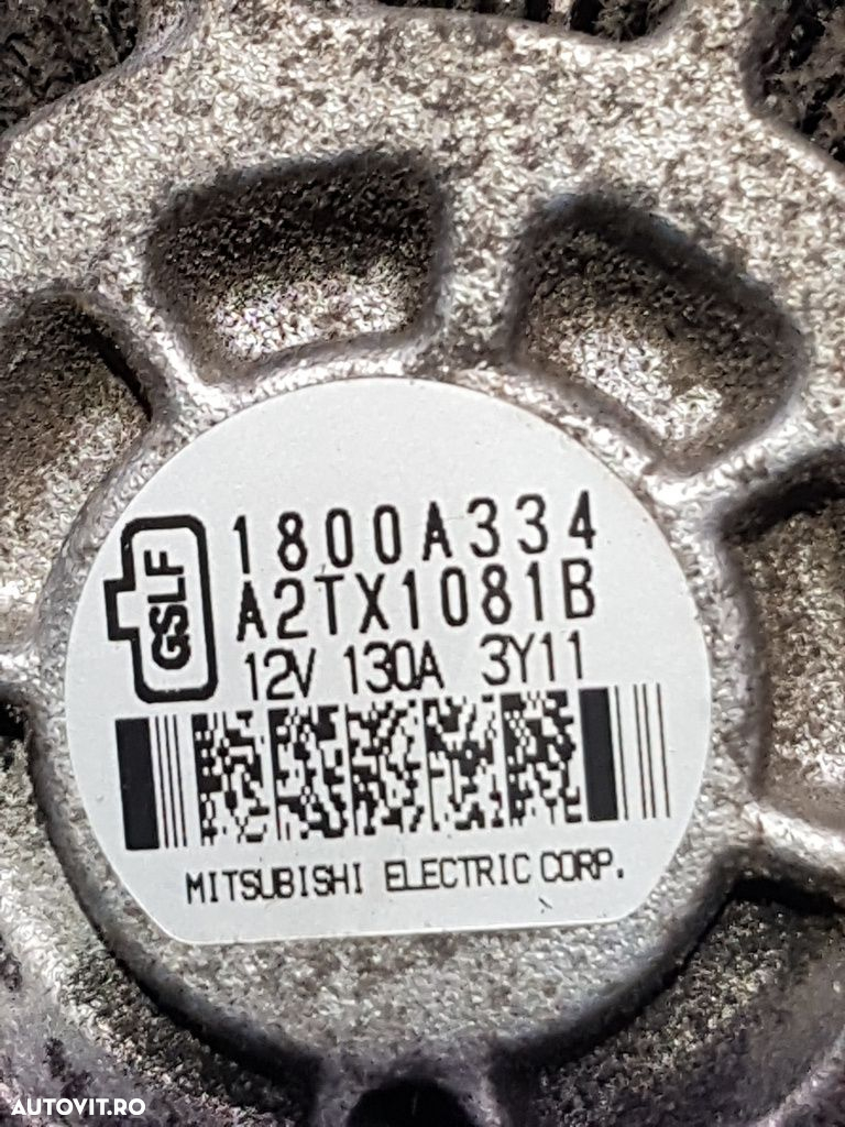 Alternator Mitsubishi Outlander Facelift 2.2 Diesel 2009 - 2012 177CP 2268CC 4N14 (571) ... - 5