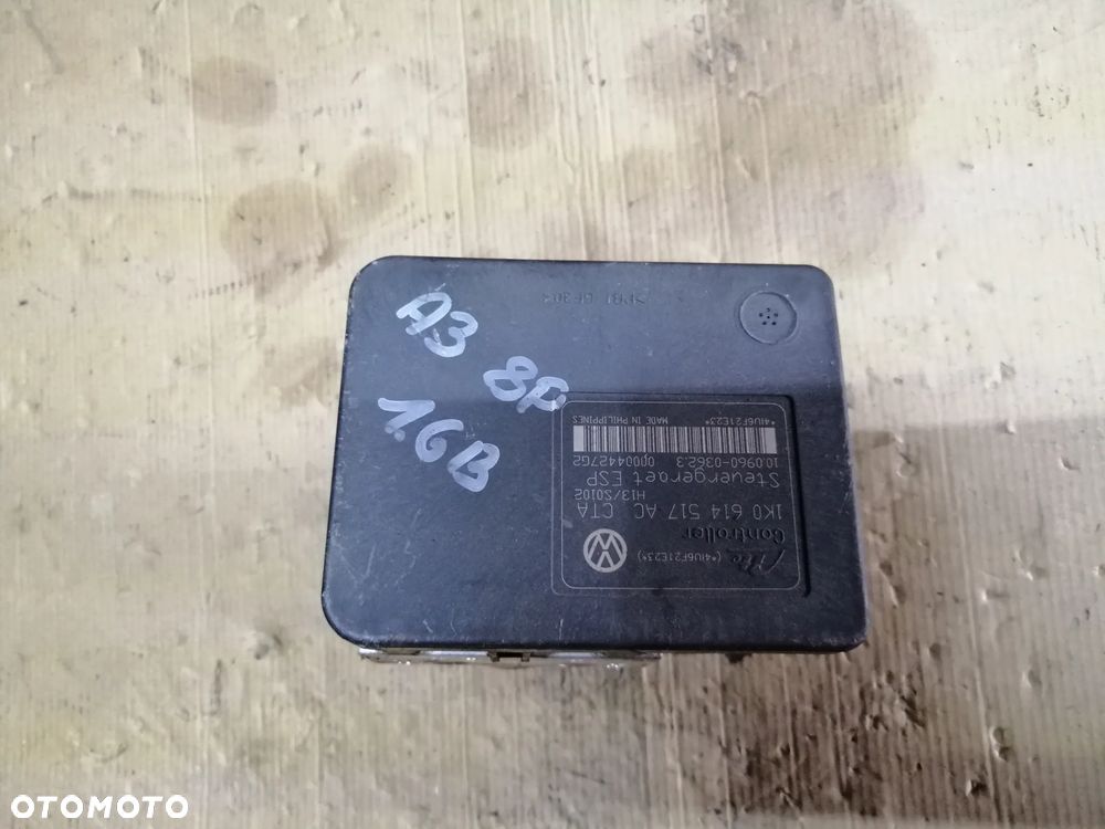 Audi A3 8P pompa hamulcowa abs plus wtyczka z wiązką 1K0614517AC - 7