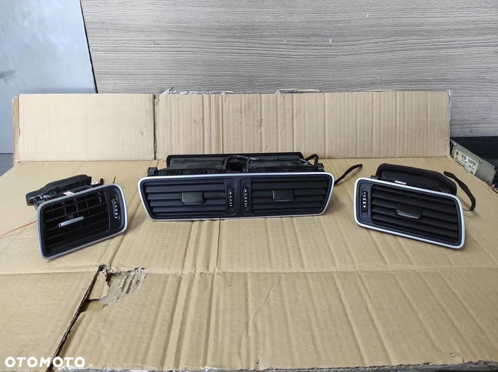 KRATKA KRATKI NAWIEWU ŚRODKOWA BOCZNE PODŚWIETLANE KOMPLET VW PASSAT B6 LIFT B7 CC WYSYŁKA !!! - 2