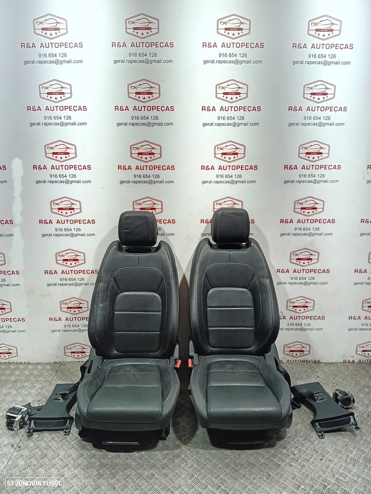 Conjunto de Bancos Frente Frontais Jaguar XE X760 R-Sport Pele Original - 23
