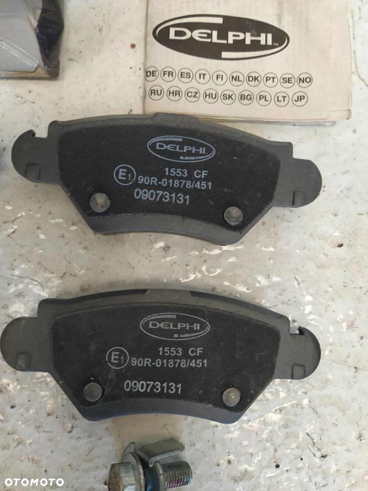 OPEL ASTRA F G CORSA C ZAFIRA DELPHI KLOCKI HAMULCOWE TYŁ TYLNIE NOWY ORYGINAŁ - 4