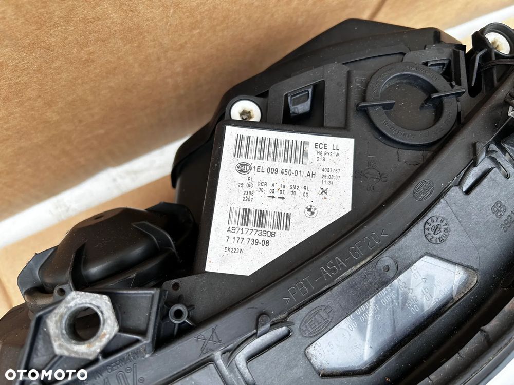 BMW 5 E60 E61 LIFT BI-XENON NIESKRĘTNY 7177739-08 LAMPA LEWA PRZÓD PRZEDNIA REFLEKTOR LEWY DARMOWA WYSYŁKA EUROPA - 6
