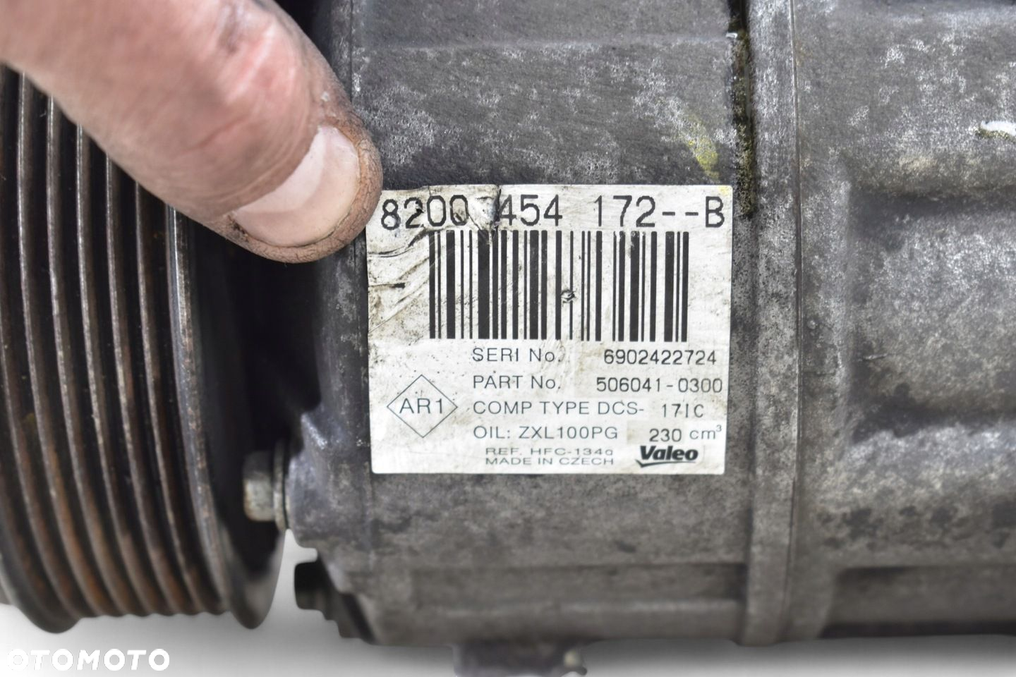 Sprężarka Klimatyzacji TRAFIC II VIVARO PRIMASTAR 2.0 DCI CDTI 8200454172B - 3