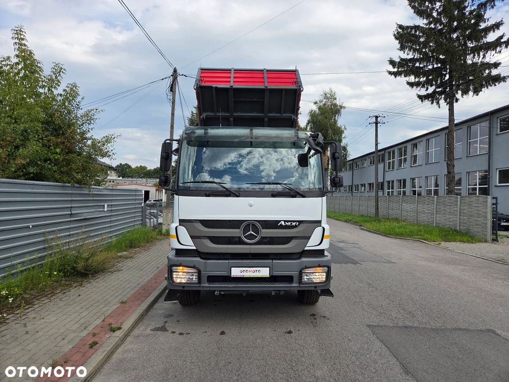 Mercedes-Benz AXOR 1833 330KM // KLIMA // NOWY KIPER // HAK // ROZSTAW OSI 3,60m // WYWROTKA 3str // EURO 5 // 9 BIEGÓW - 8